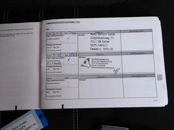 Photo 24 of 28 of VF1HJD20X68585716 Dacia Duster 1.3 TCe Extreme Cruise Ecc