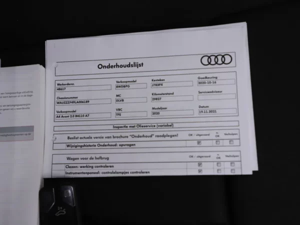 Photo 28 of 32 of WAUZZZF49LA006189 Audi A4 Avant 35 TFSI Launch Business