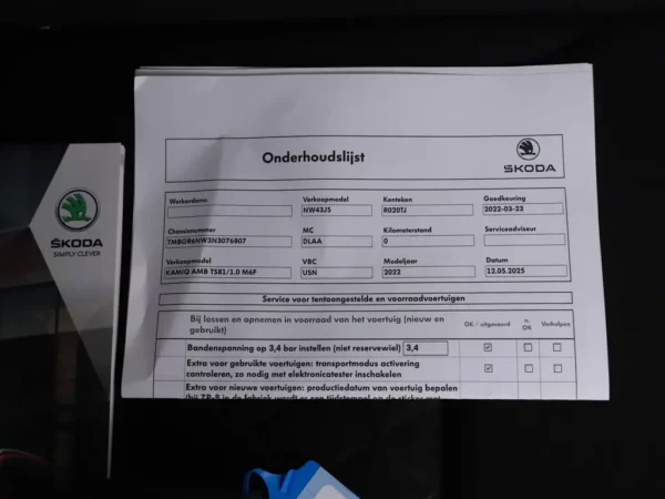 Photo 23 of 27 of TMBGR6NW3N3076807 Skoda Kamiq 1.0 TSI Business Edition (5-drs