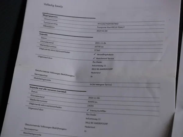 Photo 24 of 28 of WV1ZZZ7HZKX007862 Volkswagen Transporter 2.0 TDI L1H2 Highline (Bestel)