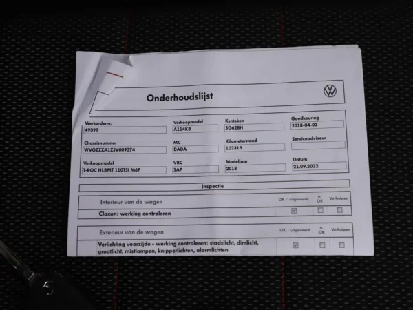 Photo 24 of 28 of WVGZZZA1ZJV009374 Volkswagen T-Roc 1.5 TSI Sport Cruise Led