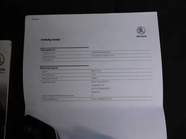 Photo 34 of 38 of TMBJP7NX4MY040099 Skoda Octavia Combi 1.0 TSI Business Edition Plus 5-drs Combi