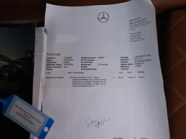 Photo 35 of 39 of WDD2052661F464977 Mercedes-Benz C-Klasse Estate 400 4MATIC Ambition