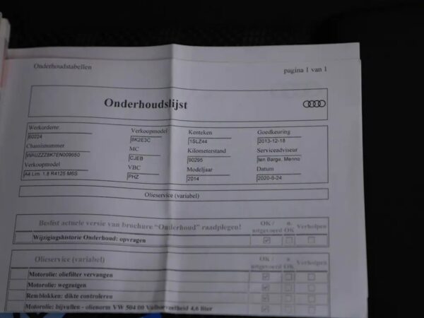 Audi A4 Limousine 1.8 TFSIe Edition Org.NL