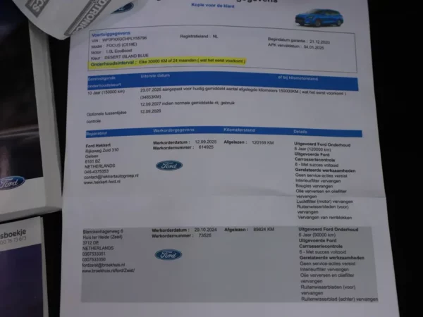 Photo 23 of 28 of WF0PXXGCHPLY55796 Ford FOCUS Wagon 1.0 EcoBoost Hybrid Titanium X