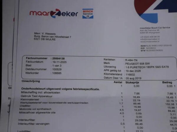 Peugeot 508 SW 1.6 Aut. PureTech Allure LED