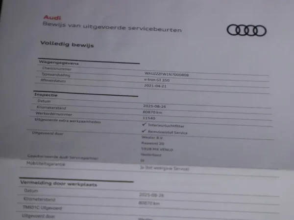 Audi e-tron GT GT edition ZERO 93 kWh Led-Matrix