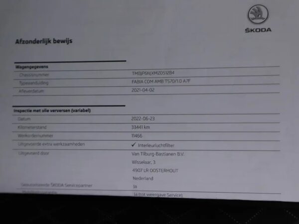 Skoda Fabia Combi 1.0 TSI Ambition Aut. Nav