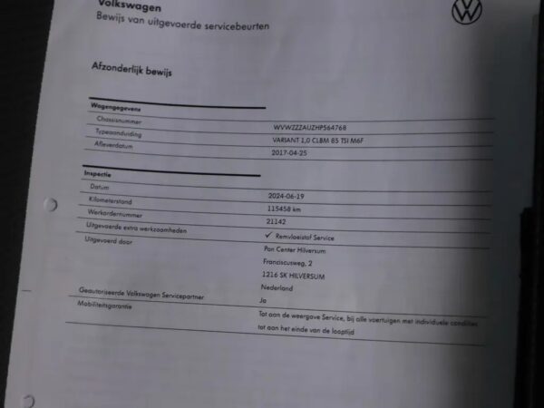 Volkswagen Golf Variant 1.0 TSI Comfortline