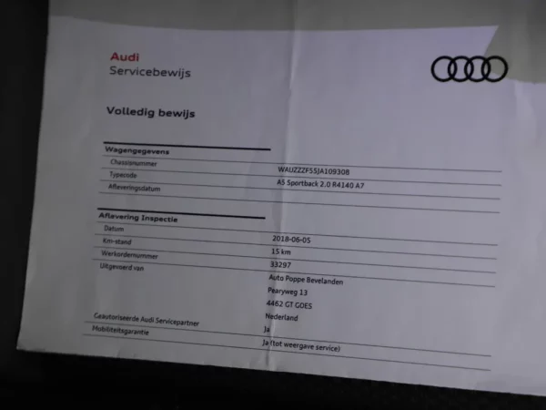 Audi A5 Sportback 2.0 TFSI S-Tronic Sport S-line Edition