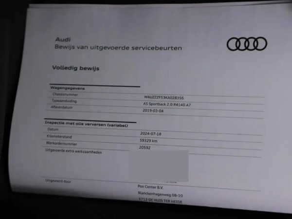 Audi A5 Sportback 40 TFSI S-Tronic Sport ProiLine