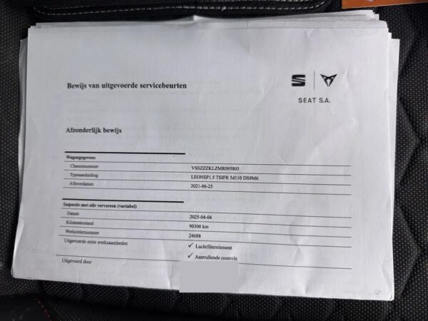 Photo 21 of 25 of VSSZZZKLZMR095803 SEAT Leon Sportstourer 1.5 TSI FR Business Intense Navi