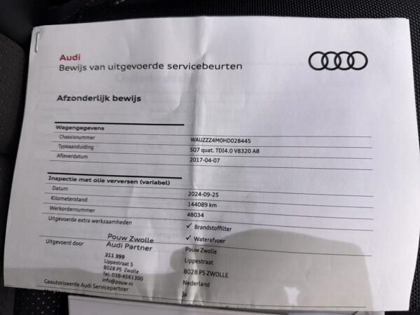 Audi Q7 4.0 TDI SQ7 quattro Pro Line + 7-Seats