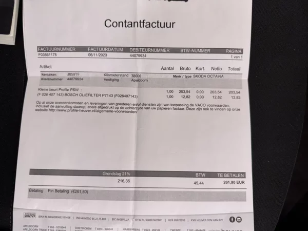 Skoda Octavia 1.0 TSI Greentech Style Business