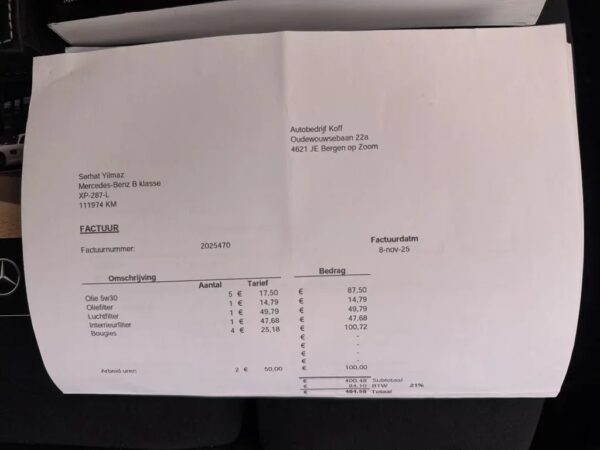 Photo 24 of 28 of WDD2470841J012995 Mercedes-Benz B-Klasse 180 Aut. Business Solution AMG