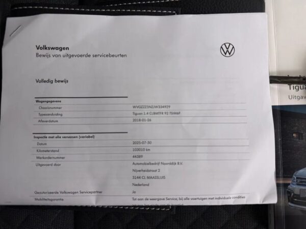 Volkswagen Tiguan 1.4 TSI Comfortline