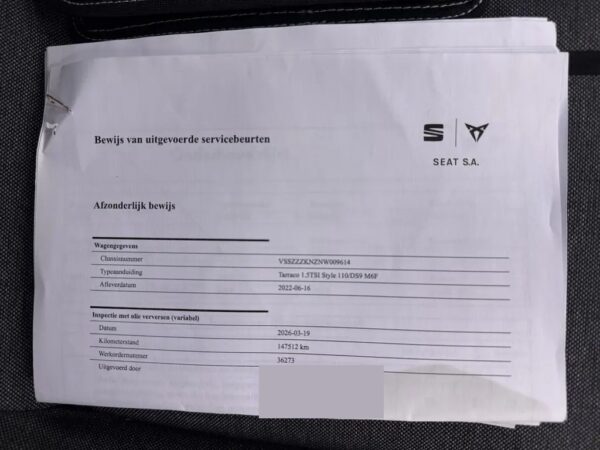 SEAT Tarraco 1.5 TSI Style Business Intense