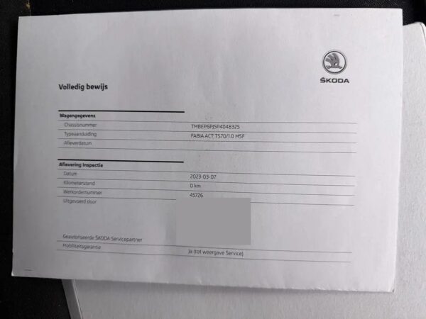 Skoda Fabia 1.0 TSI Active