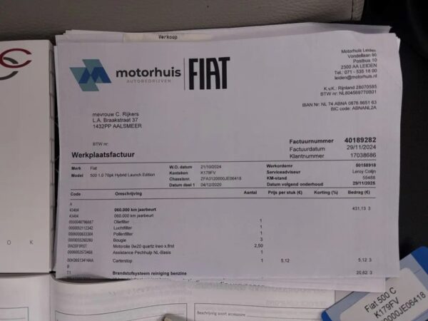 Fiat 500C 1.0 Hybrid Star (2-drs Softtop)