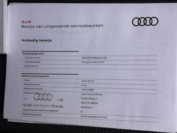 Audi A5 Sportback 35 TFSI Aut. Pro Line VC