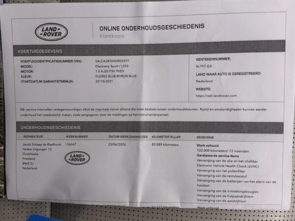 Land Rover Discovery Sport P300e 1.5 R-Dynamic HSE